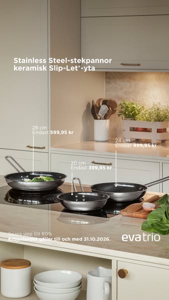 Stainless Steel med keramisk Slip-Let®