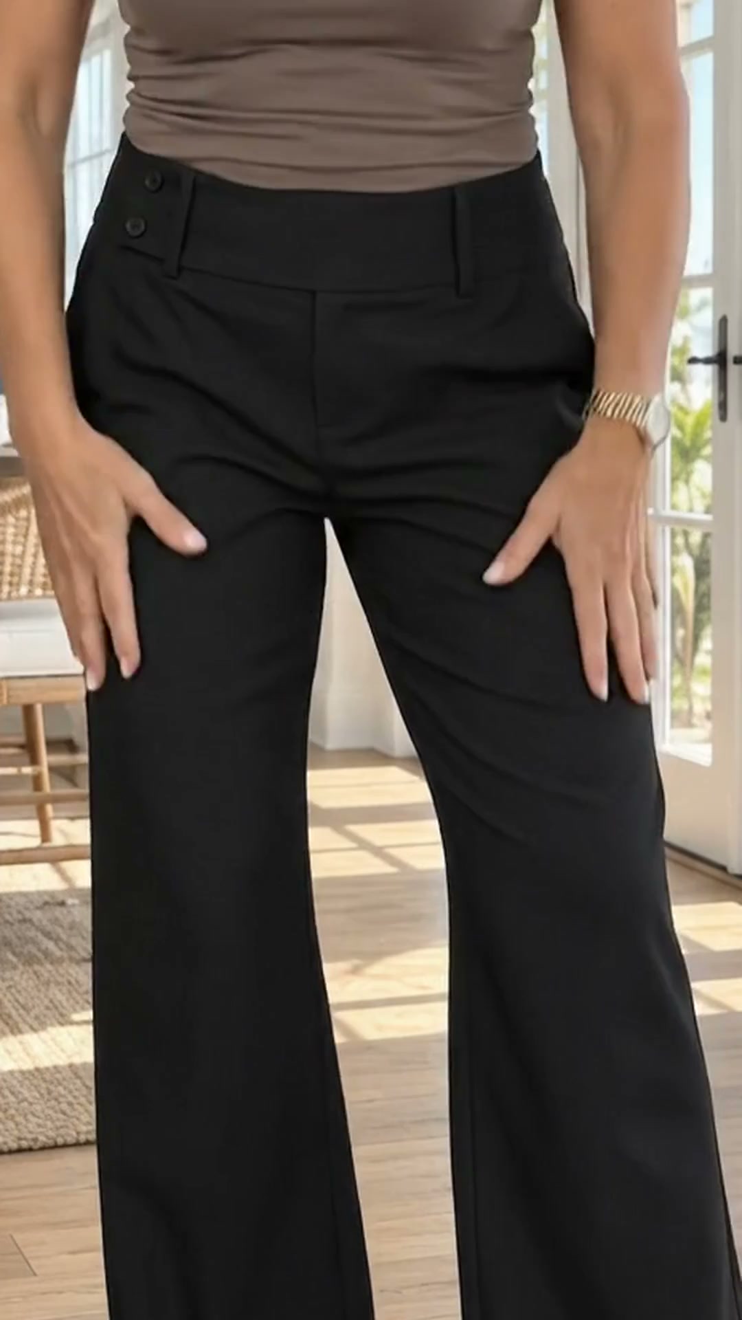 Duna Pantaloni Moderni Ampi
