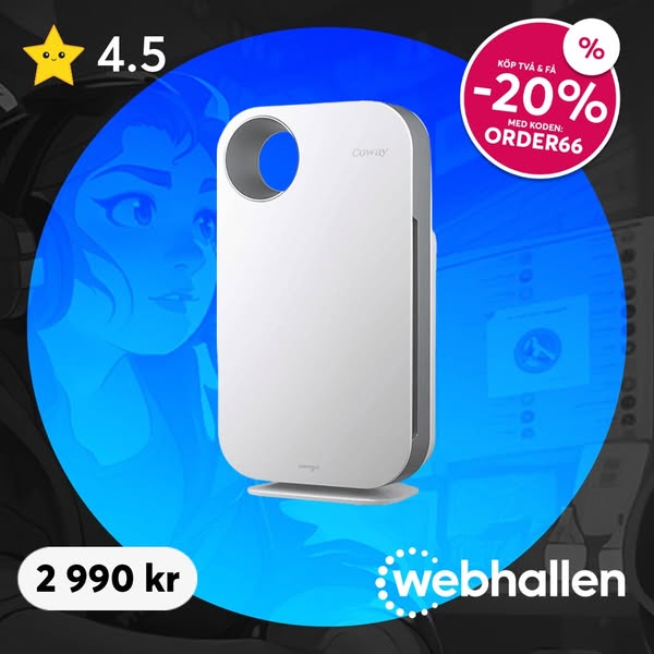 Coway luftrenare AP-1008CH