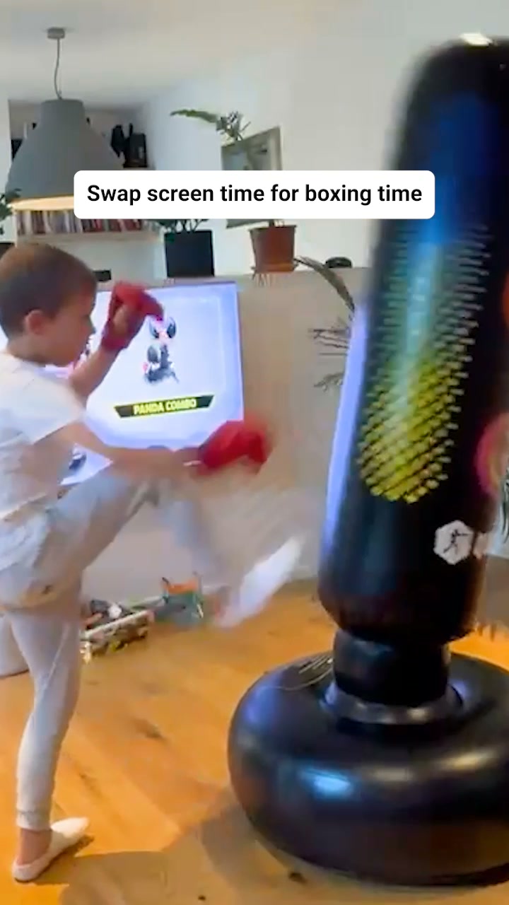 Less screen time. More punch time.
