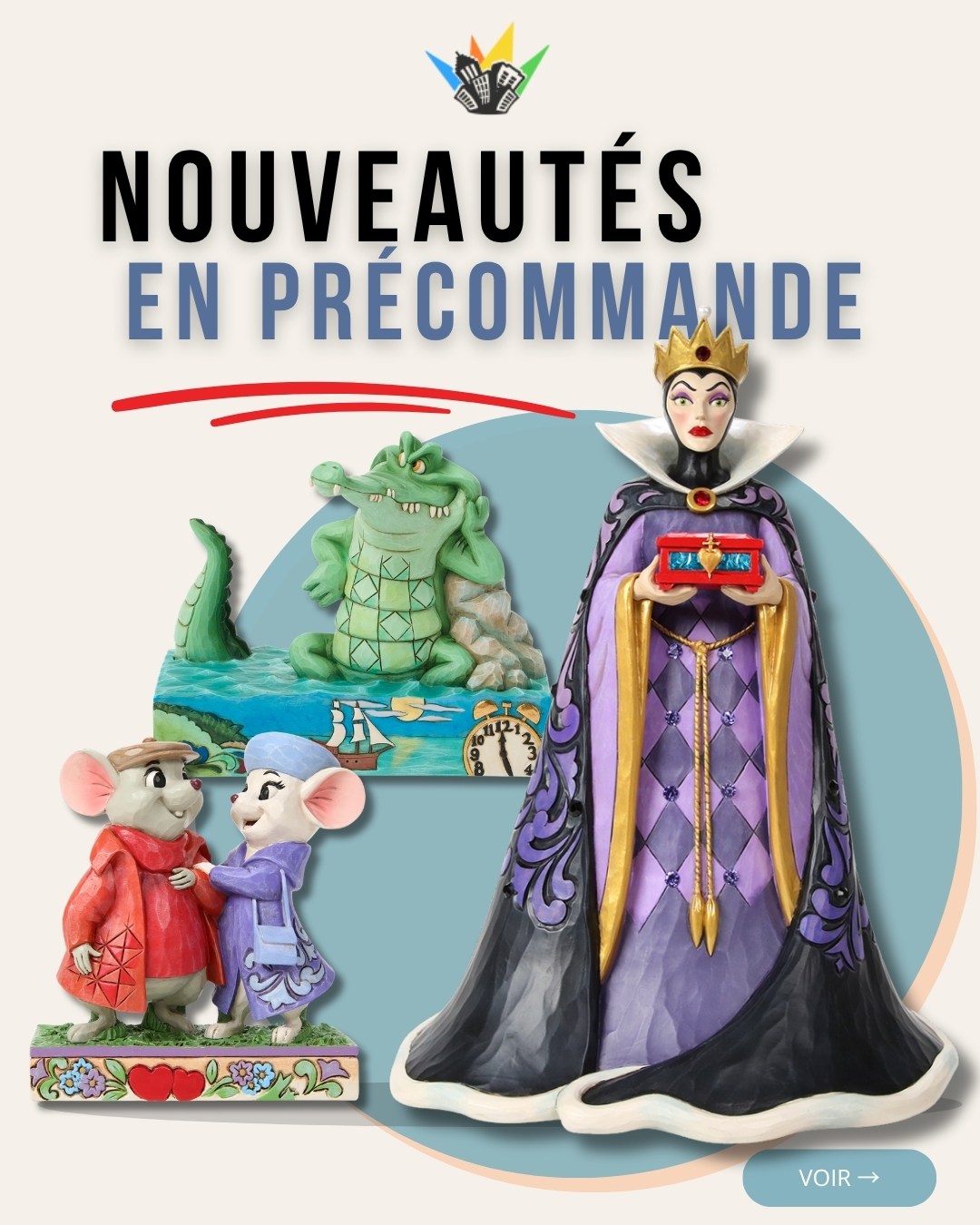 Anúncio de CADEAUCITY.com - Figurines et objets de collection Disney