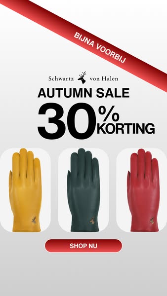 Herfstsale, tot 30% korting