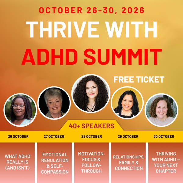 Thrive With ADHD Summit | Online & Free