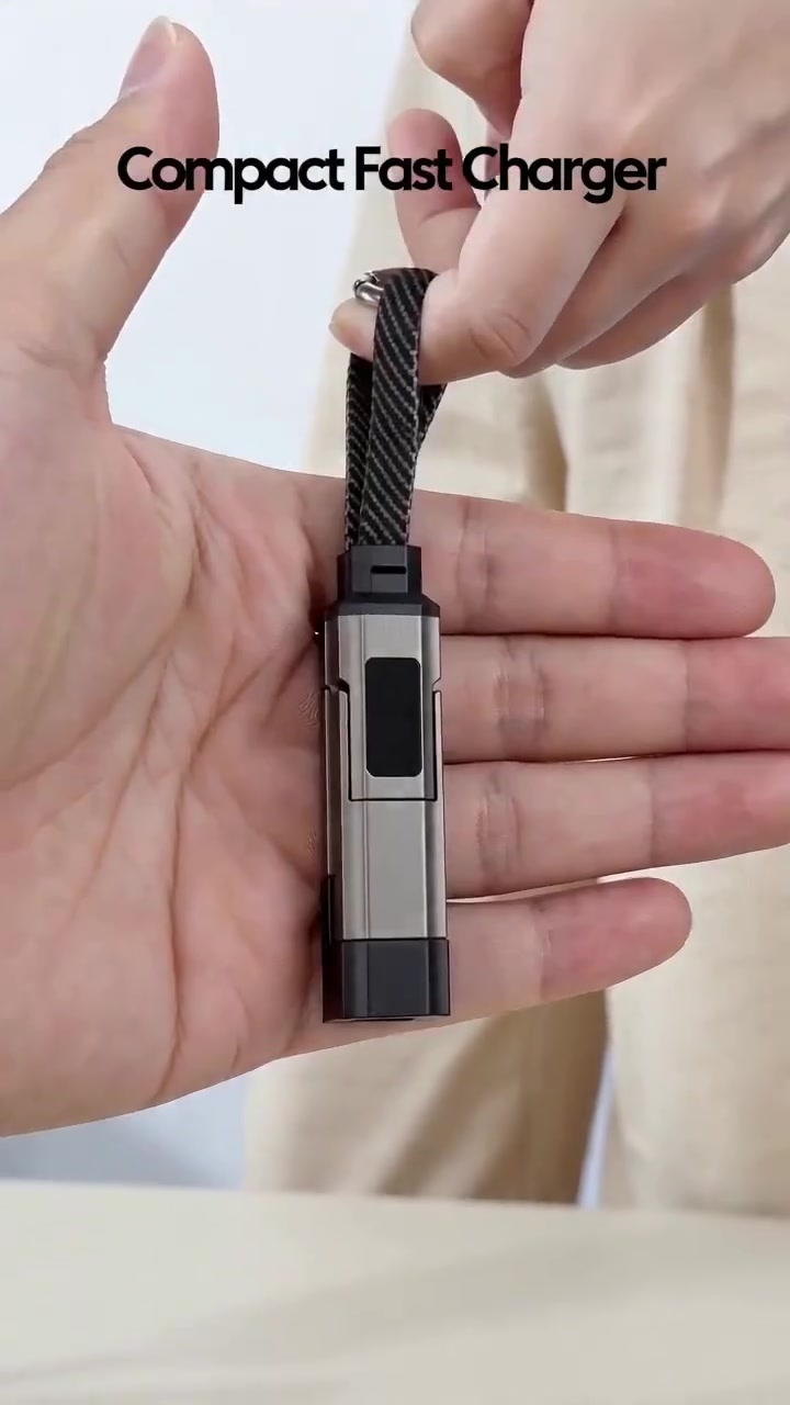 Limited Time SALE 50% OFF4-in-1 Digital Display Keychain Charging Cable