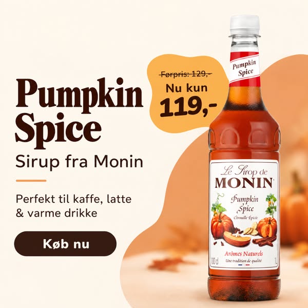 Pumpkin Spice sirup, 119 kr.