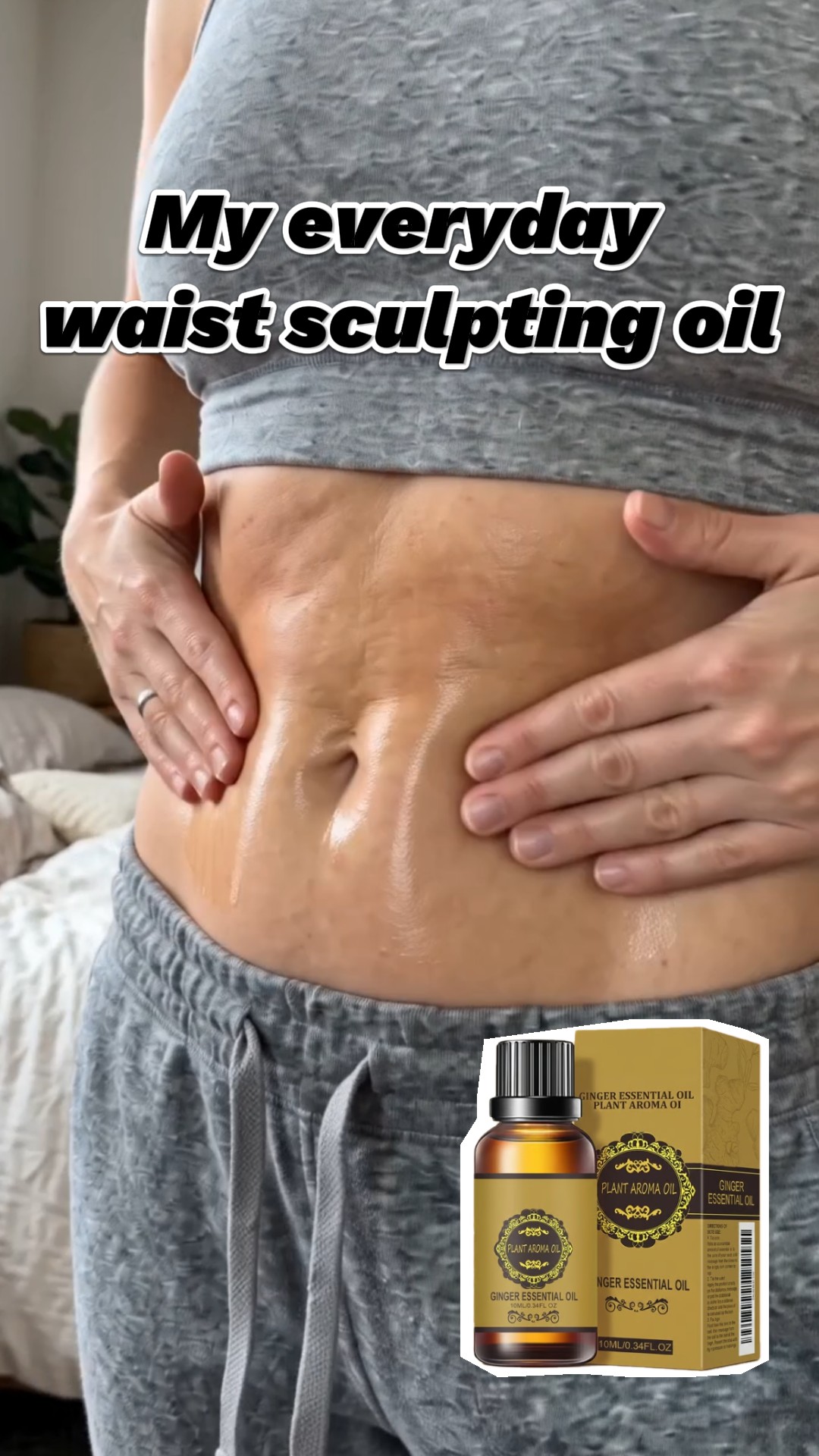 Ginger Plant Aroma Oil For Body Massage & Shaping Care