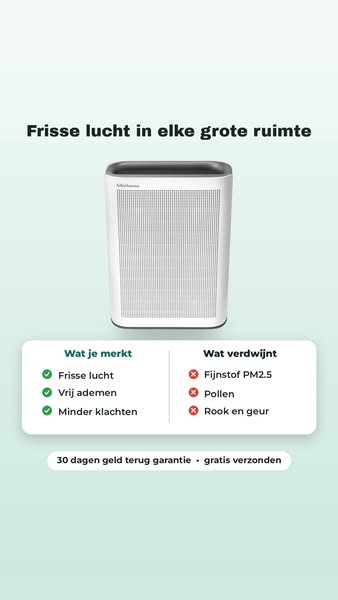 Schone lucht in het kantoor is een MUST in 2026