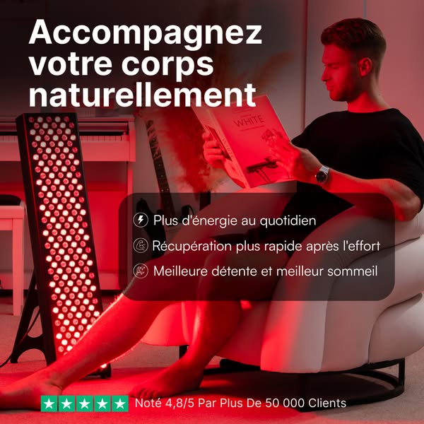 Thérapie professionnelle par lumière rouge à domicile