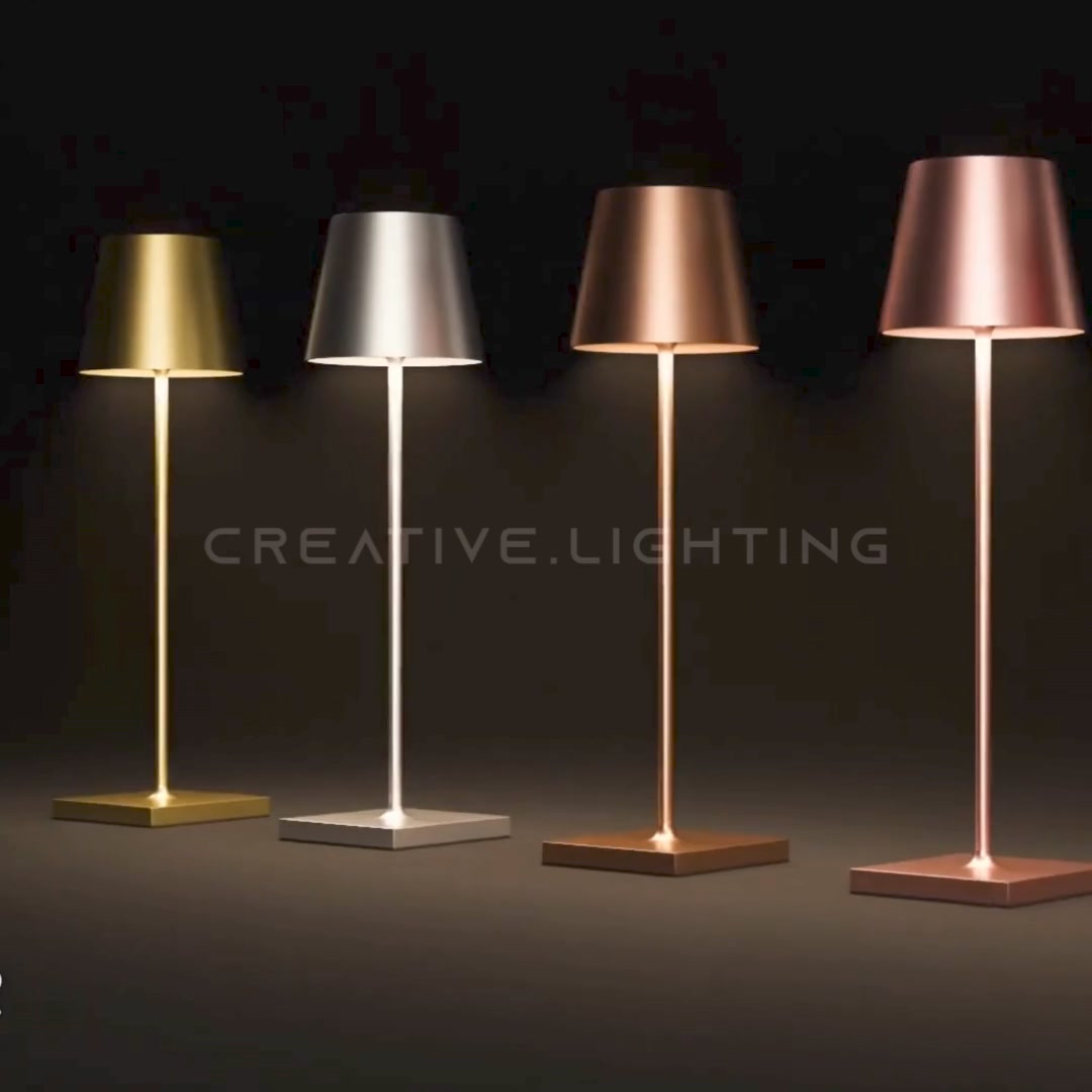 Dimmable Tall Table Lamp