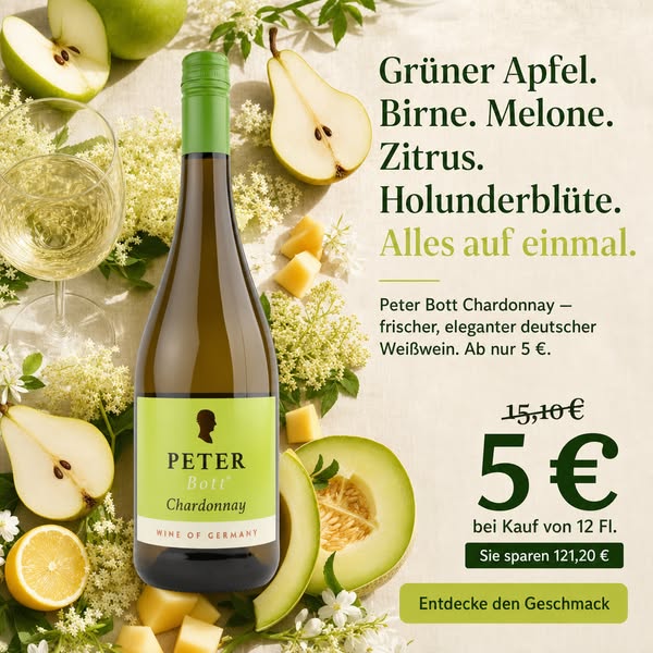 Chardonnay, wie er sein soll – frisch, elegant und unschlagbar günstig.