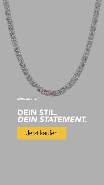 Königskette Silber: Dein starkes Statement