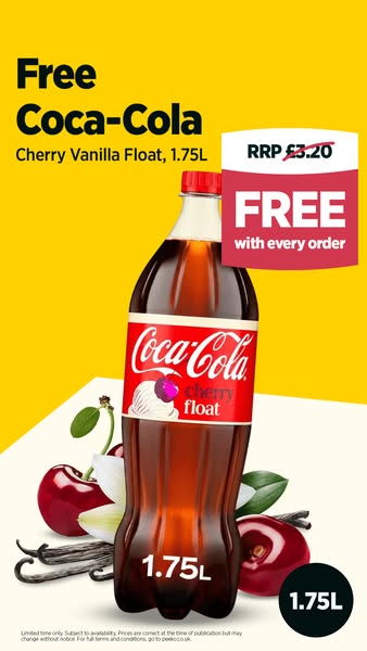 FREE Cherry Vanilla Coke!