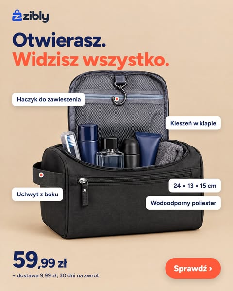 Rozkładana kosmetyczka, 59,99 zł
