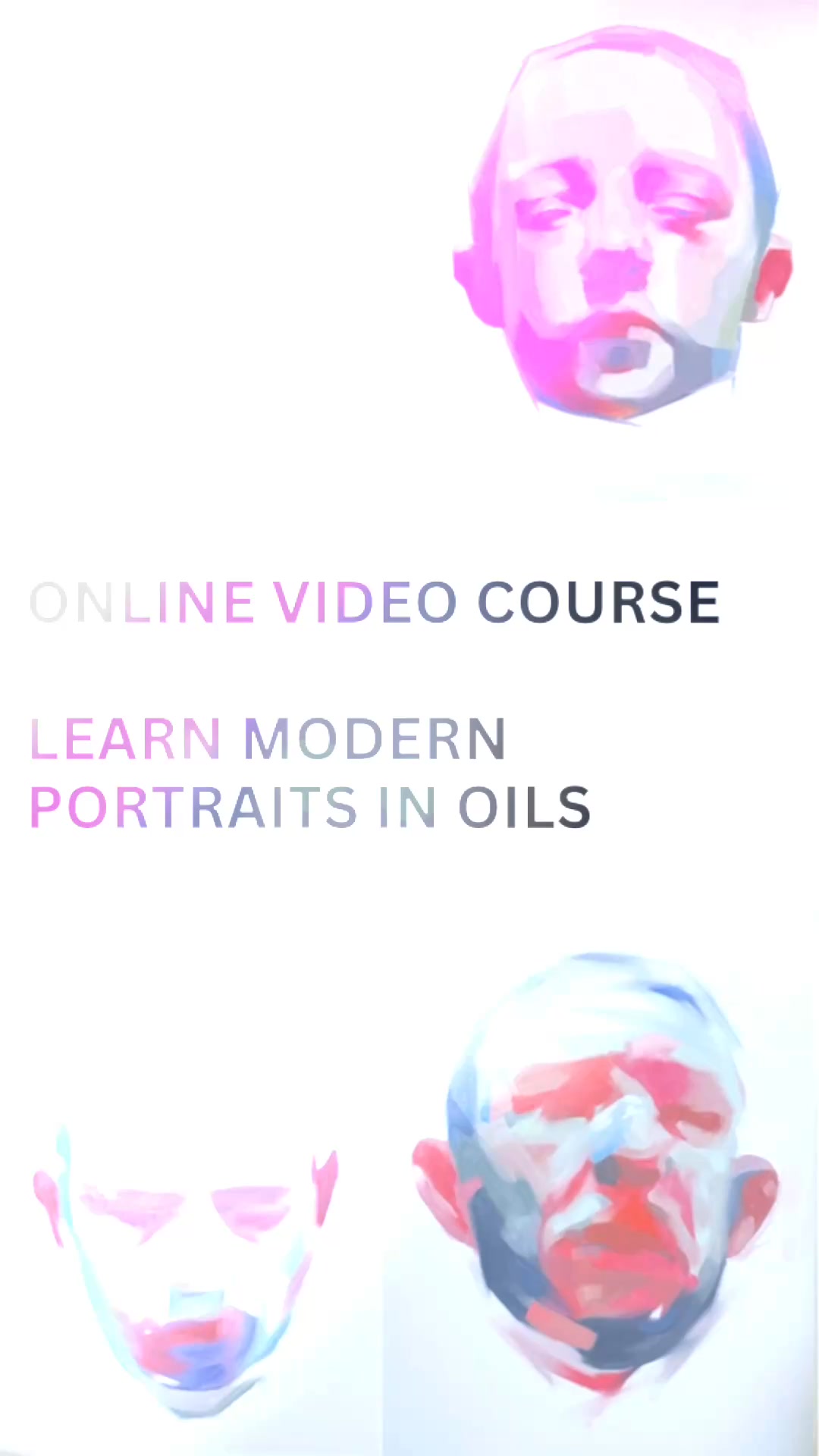 Paint Modern Oil Portraits – 50% Off