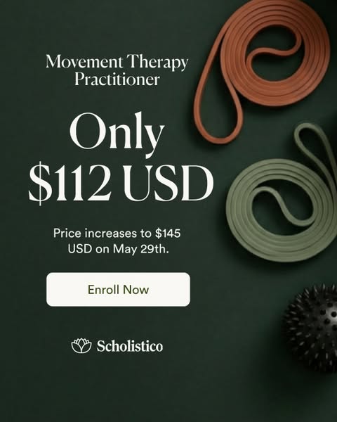 Become a Certified Movement Therapy Practitioner — Closes Thursday