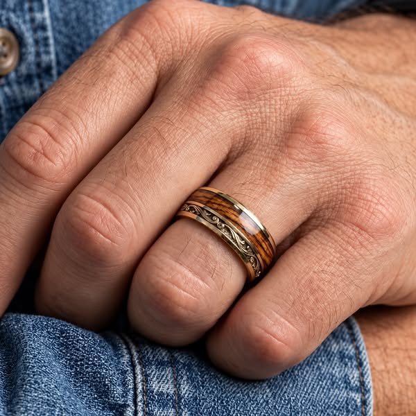 Anéis Masculinos Intemporais — 70% Desconto + Portes Grátis