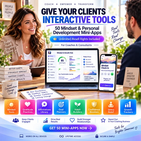 50 Mindset Apps You Can Resell As Your Own