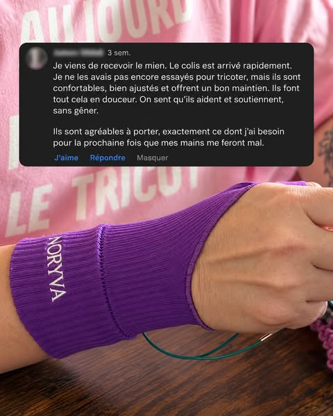 Conçu pour les tricoteuses et les crocheteuses.