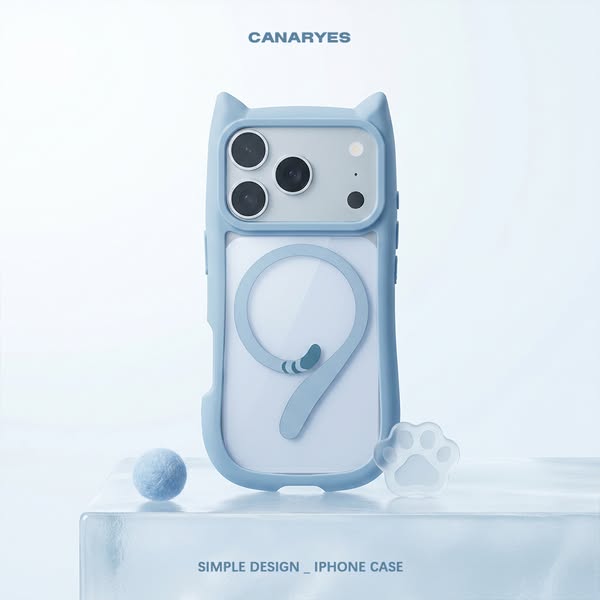 iPhone Cat-Ear MagSafe Case