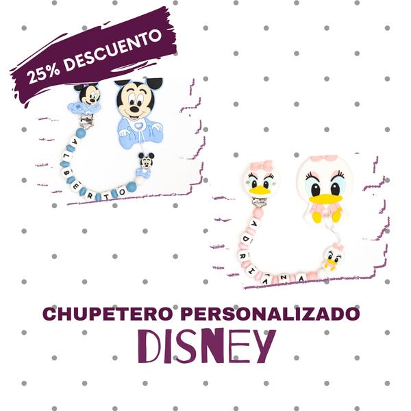 Tu bebé se merece lo mejor, regálale un chupetero personalizado.