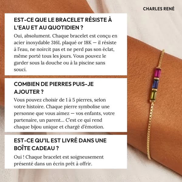 Chaque pierre représente une personne qui compte