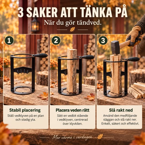Gör tändved enklare