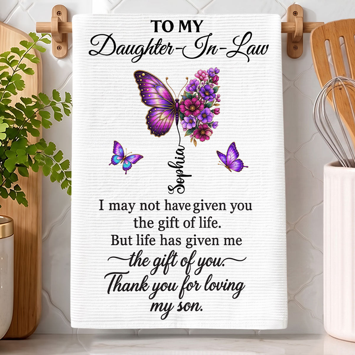 Personalized Kitchen Towel