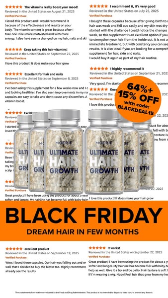64% Off + Free Gift! Healthier Hair Now!