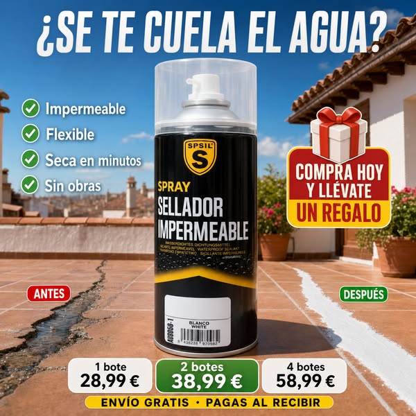 ¿Se te cuela el agua?