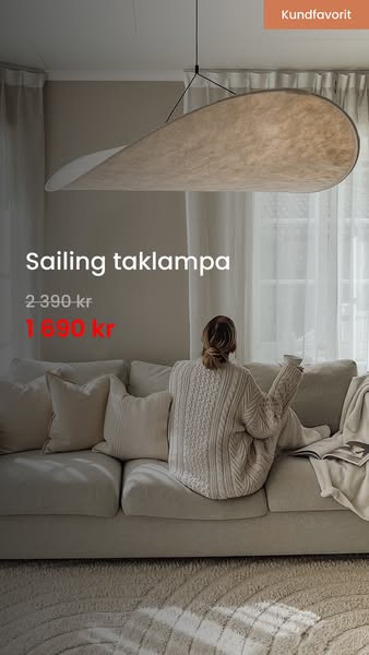 Designlampa till rätt pris & fri frakt