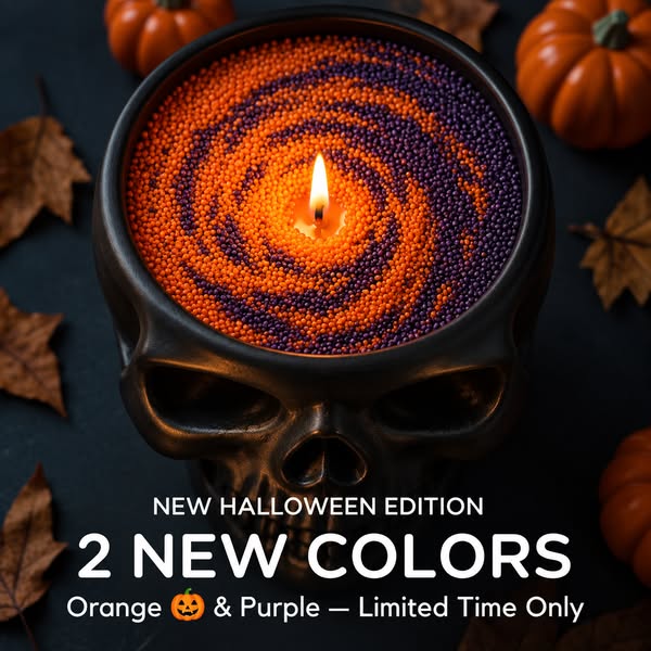 Design your own Halloween candle