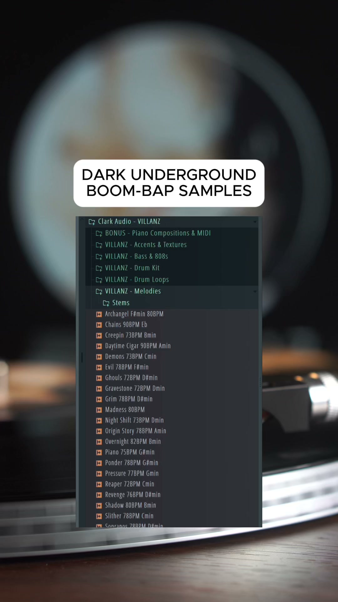 Underground Boom-Bap Samples