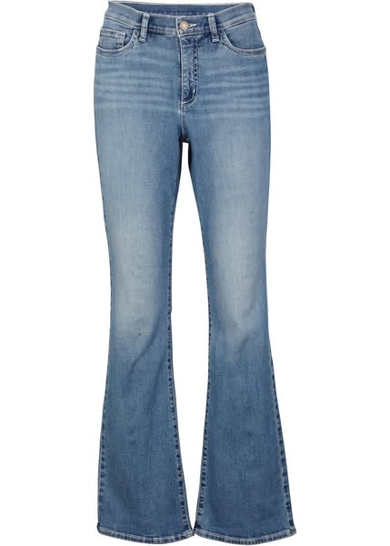 Bootcut Jeans Mid Waist, ekologisk bomull