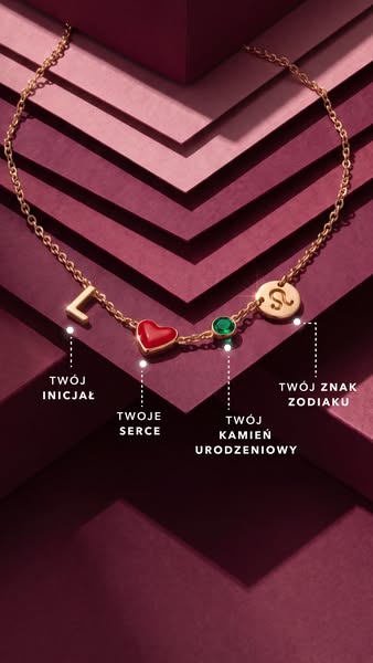 Zaprojektuj swój: inicjał, kolor serca, znak zodiaku