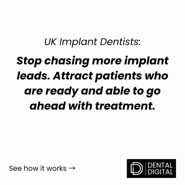 [dentists] get 3-5 new implant patients per month