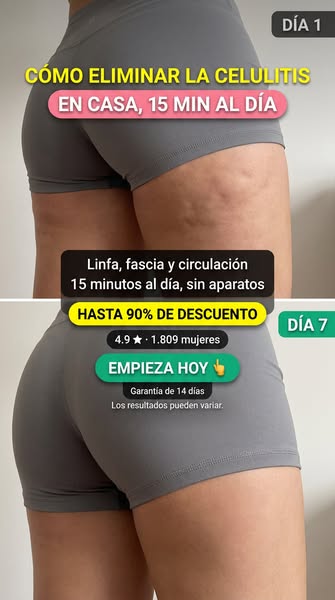 No Cellulite: protocolo casero de 7 días | MindBodyFace