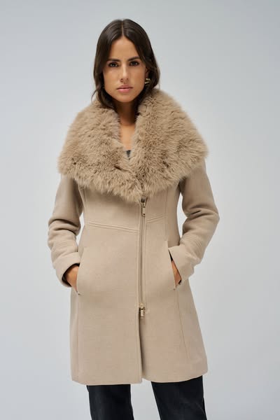 GRACE STOFFJACKE MIT FELL