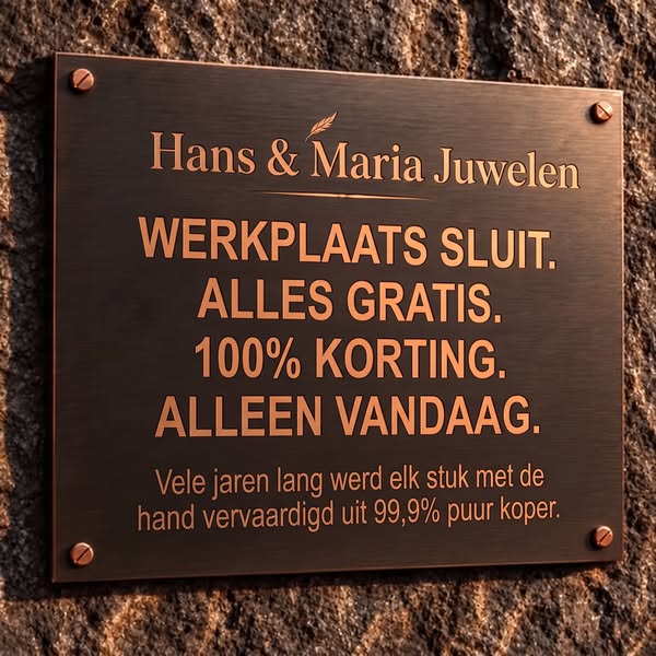 Nog maar weinig stuks op voorraad.