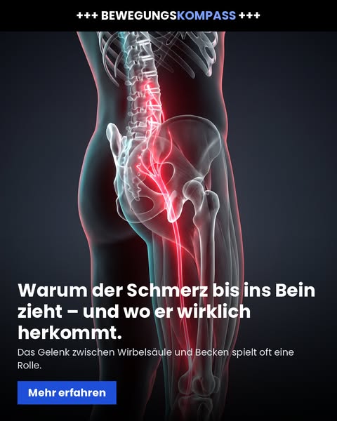 Entlastung für Hüfte und LWS