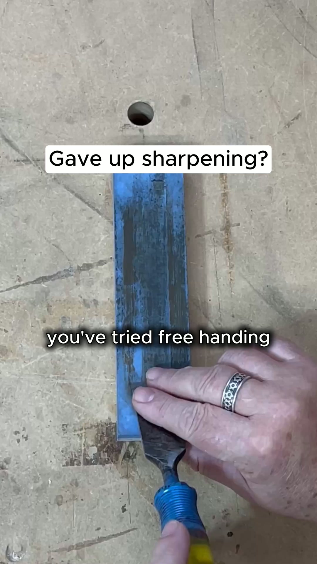 Sharp Chisels Without the Skill