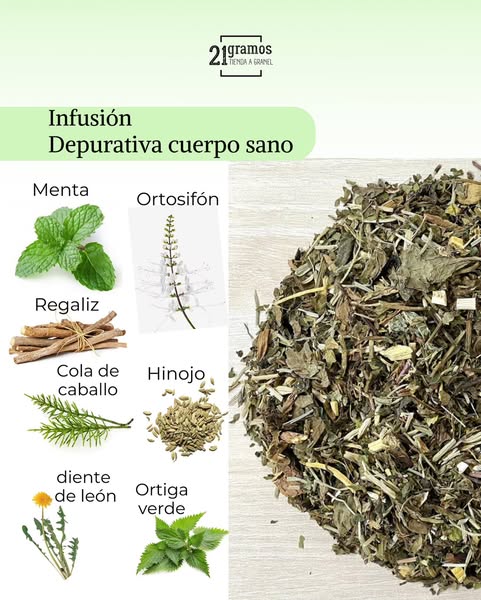 Infusión Depurativa cuerpo sano