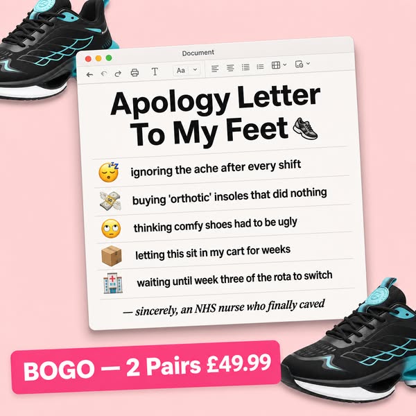 2 Pairs For £49.99 · Built For 12-Hour Shifts