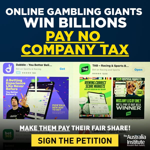 Tax gambling giants now