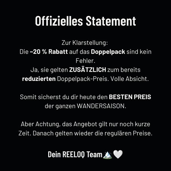 Nur bis Sonntag: −20 % ZUSÄTZLICH sparen!