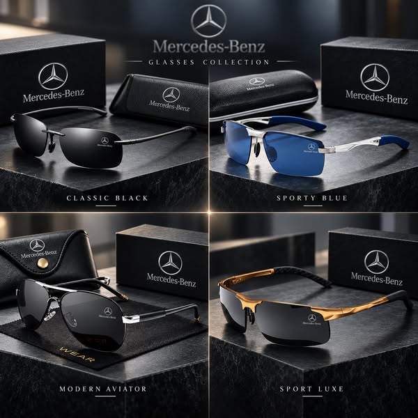 Mercedes Classic Design Men Polarized Glasses
