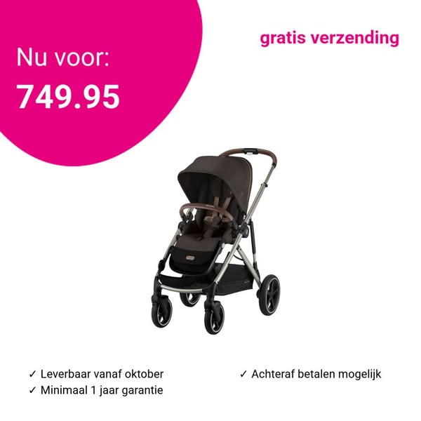 Wandelwagen Cybex Gazelle S Chocolate Brown/Brown