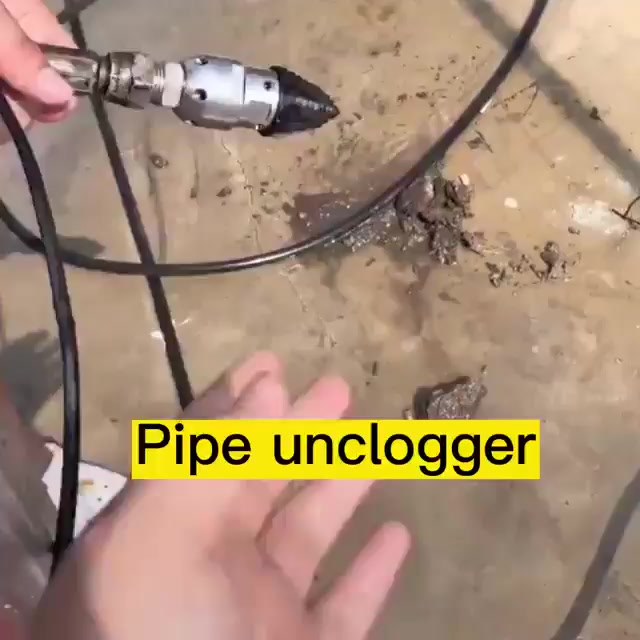 Pousbo® Sewer Cleaning Tool High-pressure Nozzle（50% OFF）