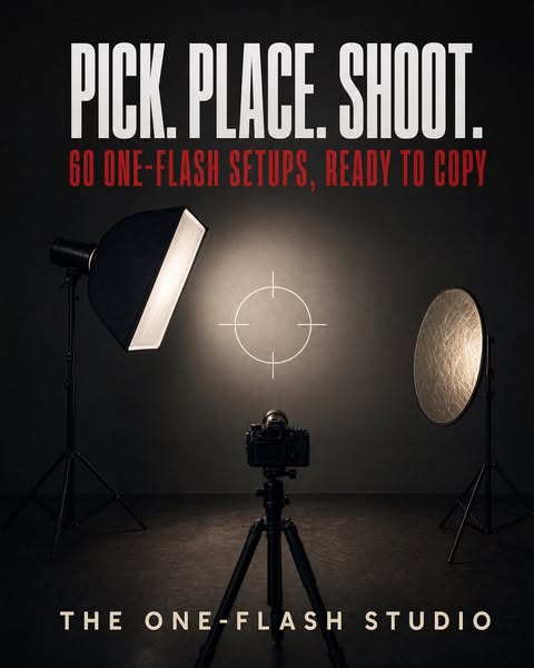 The One-Flash Studio™ — 60 One-Flash Portrait Setups