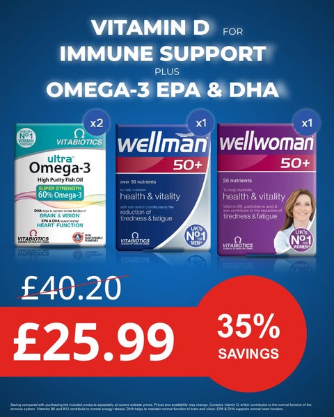 Save 35% On 50+ Vitamins Bundle
