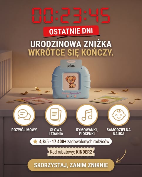 OSTATNIE DNI! KinderSpeech kończy 2 lata